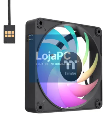 Thermaltake CL-F182-PL14SW-A sistema de refrigeração para computador Capa del computador Ventoinha 14 cm Preto 3 pieza(s)