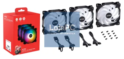 XPG VENTO 120 ARGB PWM Capa del computador Ventoinha 12 cm 3 pieza(s)