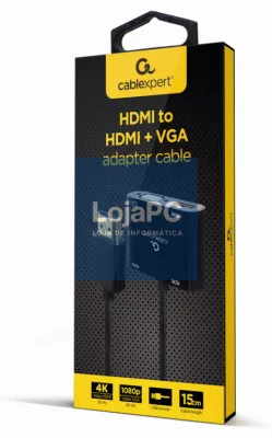 Gembird A-HDMIM-HDMIFVGAF-01 cartão y adaptador de interfaz HDMI, VGA