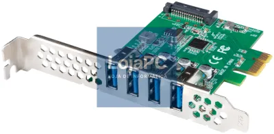 Lanberg PCE-US3-004 cartão y adaptador de interfaz Interno USB 3.2 Gen 1 (3.1 Gen 1)