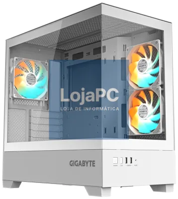 GIGABYTE C201 PANORAMIC ICE Midi Tower Branco