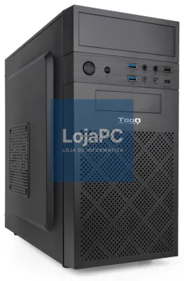 TooQ Caixa Mini-torre Micro-ATX Preta