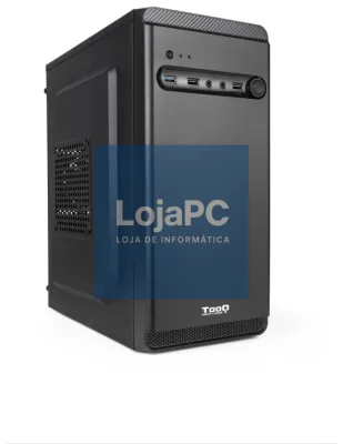 TooQ Caixa Mini-torre Micro-ATX Preta
