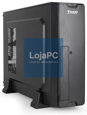 TooQ Caixa Slim Micro-ATX TQC-3007U3C-B, Preta