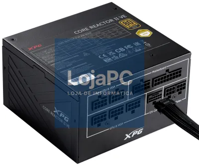 XPG COREREACTOR II VE 650W unidade de fonte de alimentação 24-pin ATX ATX Preto