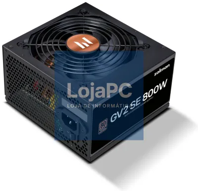 Zalman GV2SE unidade de fonte de alimentação 800 W 20+4 pin ATX ATX Preto