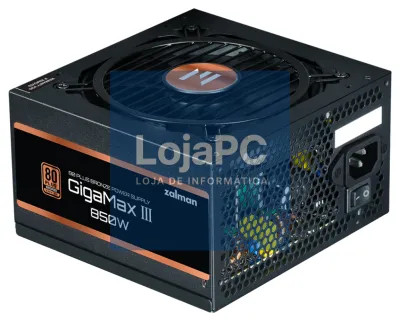 Zalman GigaMax III unidade de fonte de alimentação 850 W ATX Preto