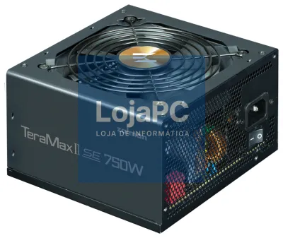 Zalman TeramaxII SE unidade de fonte de alimentação 750 W 18+10 pin ATX ATX Preto