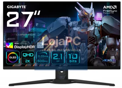 GIGABYTE AORUS FO27Q5P Monitor Gaming OLED QHD