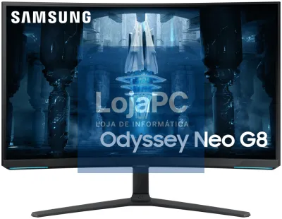 Samsung G85NB ecrã para PC 81,3 cm (32") 3840 x 2160 Pixeles 4K Ultra HD LED Branco