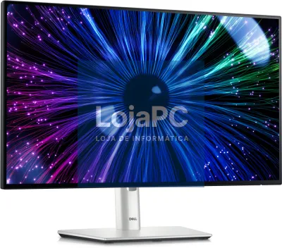 DELL UltraSharp U2424HE ecrã para PC 60,5 cm (23.8") 1920 x 1080 Pixeles Full HD LCD Preto, Prateado