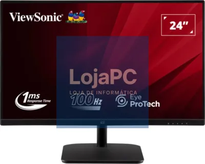 Viewsonic Value Series VA2432-MHD-3 ecrã para PC 61 cm (24") 1920 x 1080 Pixeles Full HD LED Preto