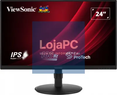 Viewsonic VG2408A-MHD ecrã para PC 61 cm (24") 1920 x 1080 Pixeles Full HD LED Preto