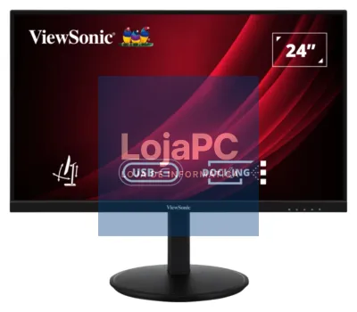 Viewsonic VG Series VG2409U-2 ecrã para PC 60,5 cm (23.8") 1920 x 1080 Pixeles Full HD LED Preto
