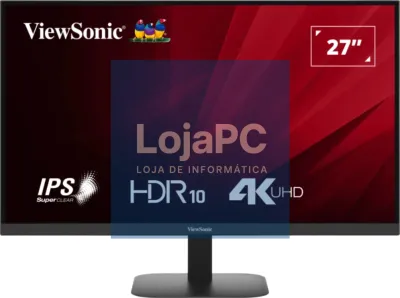 Viewsonic VA VA2708-4K-HD ecrã para PC 68,6 cm (27") 3840 x 2160 Pixeles 4K Ultra HD LED Preto