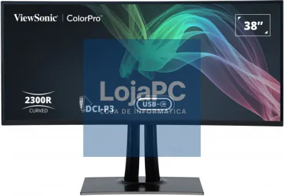 Viewsonic VP3881A ecrã para PC 96,5 cm (38") 3840 x 1600 Pixeles Quad HD+ LED Preto