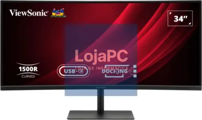 Viewsonic VG3419C-2 ecrã para PC 86,4 cm (34") 3440 x 1440 Pixeles UltraWide Quad HD LED Preto