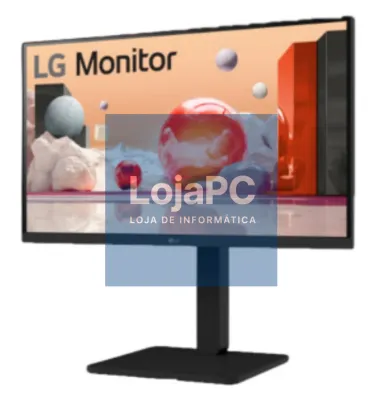LG 24BA560-T ecrã para PC 60,5 cm (23.8") 1920 x 1080 Pixeles Full HD LED Preto