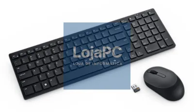DELL Teclado e rato silenciosos y compactos Pro - KM555 - espanhol (QWERTY)