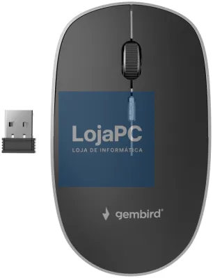 Gembird MUSW-4B-01 rato Escritório Ambidextro RF sem fios Óptico 1600 DPI
