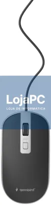 Gembird MUS-4B-06-BS rato Escritório Ambidextro USB tipo A Óptico 1200 DPI