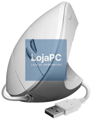 SUBBLIM Rato GLIDE VERTICAL ERGO WIRED MOUSE WHITE