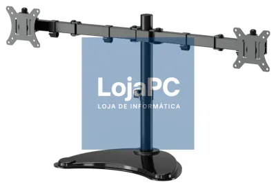 Gembird MS-D2ST-02 suporte para monitor 81,3 cm (32") Secretária Preto