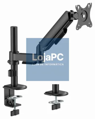 Gembird MA-DA1P-02 suporte para monitor 81,3 cm (32") Secretária Preto