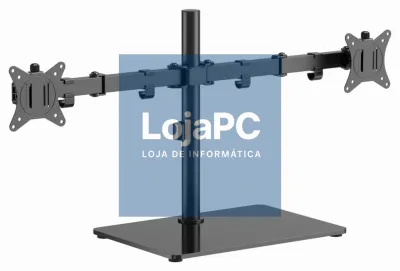 Gembird MS-D2ST-01 suporte para monitor 81,3 cm (32") Secretária Preto
