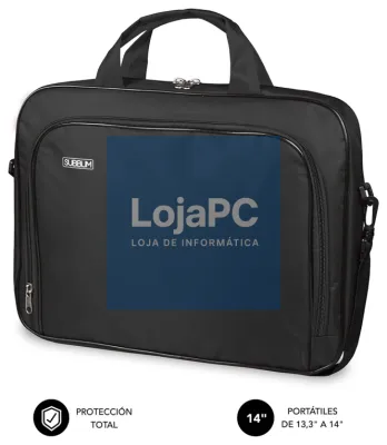 SUBBLIM Mala Computador Oxford Laptop Bag 13,3"-14" Black