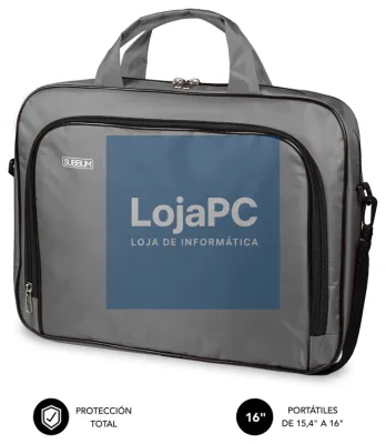 SUBBLIM SUB-LB-1OLB051 malas para portátil 40,6 cm (16") Mala Toploader Cinzento