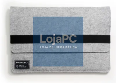 EKOMODO HR-003 malas para portátil 33 cm (13") Capa Preto, Cinzento