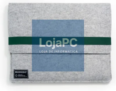 EKOMODO HR-014 malas para portátil 38,1 cm (15") Capa Verde, Cinzento