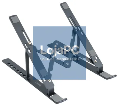 TooQ Suporte Elevador para Portáteis, Tablets, Telemóveis y Libros, Cinzento