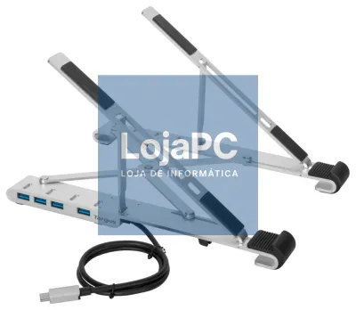 Targus AWU100205GL suporte para computador portátil Prateado 39,6 cm (15.6")