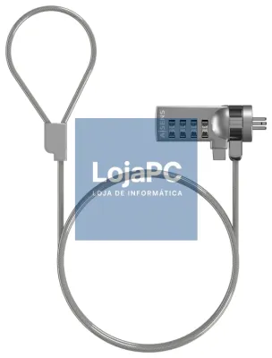 AISENS Cabo de Segurança com Cerradura de Combinacion para Computador, Monitor, Portátil 1.5M