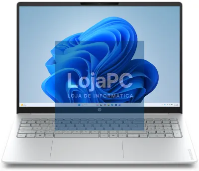 HP OmniBook 3 16-bu0079ns Intel Core 3 100U Portátil 40,6 cm (16") 2K 8 GB DDR5-SDRAM 512 GB SSD Wi-Fi 6 (802.11ax) Windows 11 Home Cinzento, Prateado