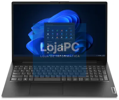 Lenovo V15 G4 AMN AMD Ryzen™ 3 7320U Portátil 39,6 cm (15.6") Full HD 8 GB LPDDR5-SDRAM 512 GB SSD Wi-Fi 6 (802.11ax) Windows 11 Home Preto Espanhol
