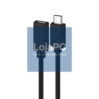 EWENT Cabo de extensão USB 2.0 USB C para USB C, AWG22+28, PD60W, 480Mbps, 1.8m
