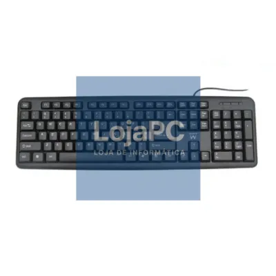 EWENT Teclado USB Preto Slim
