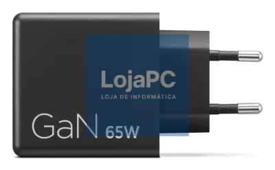 Lenovo Dual USB-C 65W GaN Charger - Quanto mais comprar maior é o desconto !