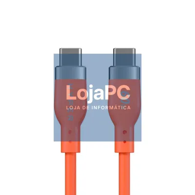 Targus HyperJuice Flex USB-C Silicone Charging Cable - Orange