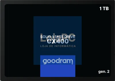 Goodram SSD CX400 1TB SATA III 2,5 RETAIL