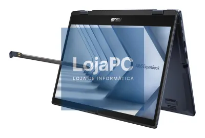 ASUS ExpertBook Mainstream B3402FVA-74EHDCP02 Convertível - Intel Core 7 150U 1.8GHz Deca-Core, 16GB DDR4, 512GB SSD M.2 PCIe 4.0, 14" Touch FHD (1920x1080), Wi-Fi 6+BT 5.2, Windows 11 Pro - Preto