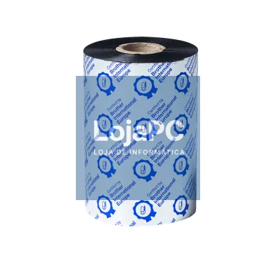 Brother Caixa de 8 rolos de ribbon de cera/resina standard de 110mm de largura e 450m de comprimento