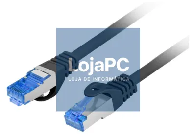 Lanberg PCF6A-10CC cabo de rede Preto 0,5 m Cat6a S/FTP (S-STP)