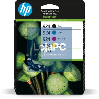 HP 924 CMYK Original Ink Cartridge 4-Pack