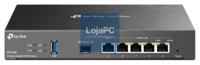 TP-Link Omada ER7206 router Gigabit Ethernet Preto