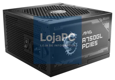 MSI MAG A750GL PCIE5 unidade de fonte de alimentação 750 W 20+4 pin ATX ATX Preto