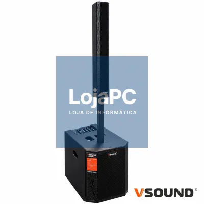Sistema Som Amplificado Pro 1.1 12" 2000W BT/DSP VSOUND